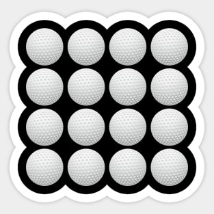 Golf Balls Sticker